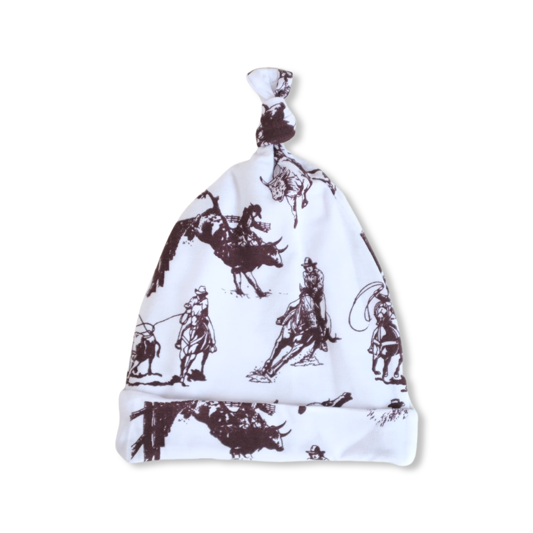 Rodeo Toile Knotted Hat