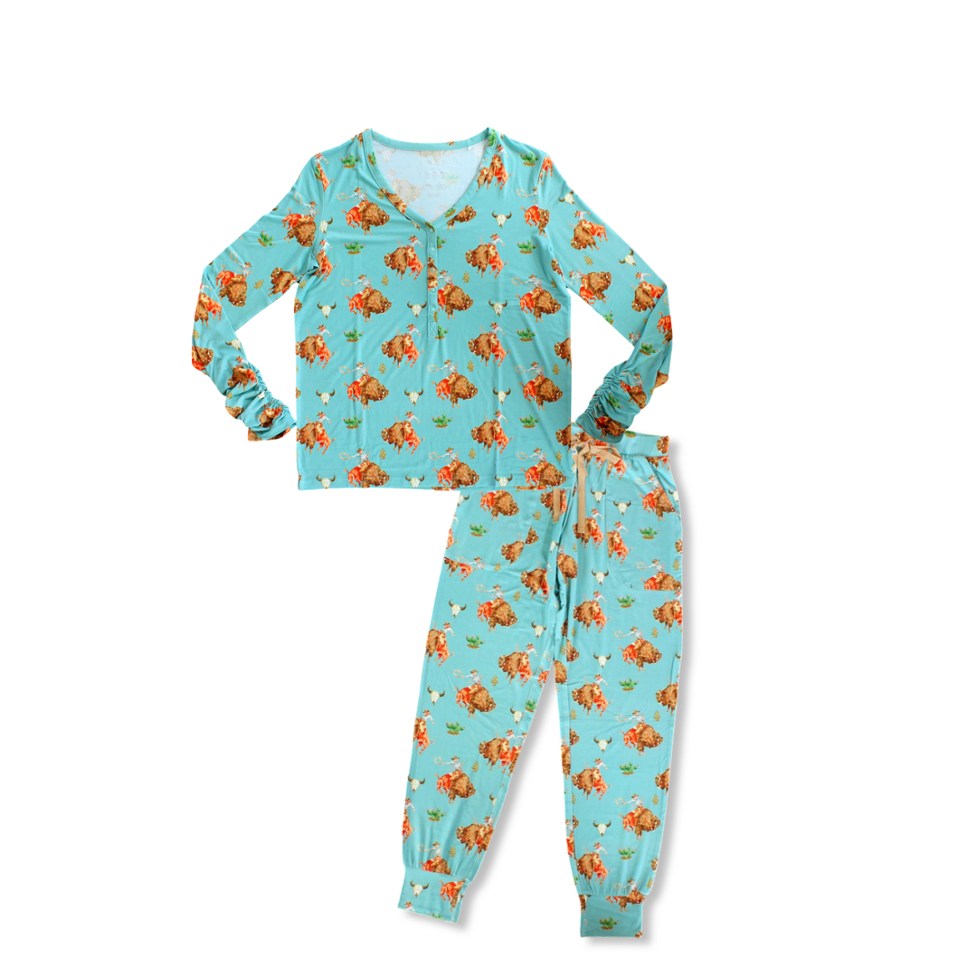 Rusk Women's Long Sleeve Loungewear